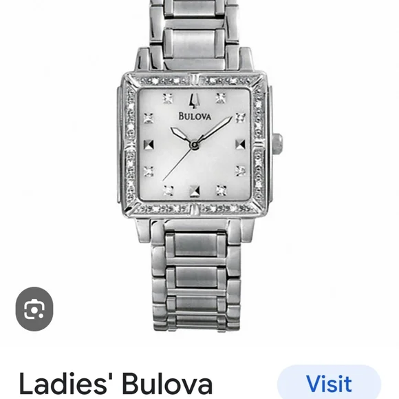 Bulova woman's watch & Tiffany &Co earings